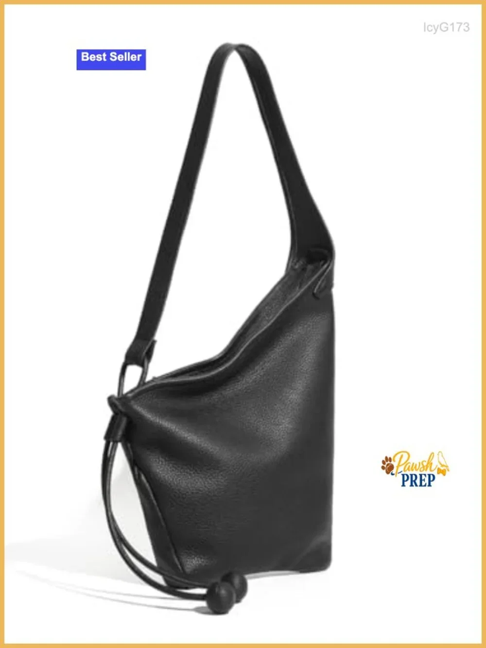 Genuine Leather Hobo Bag Slouchy Shoulder Purse MFFOR